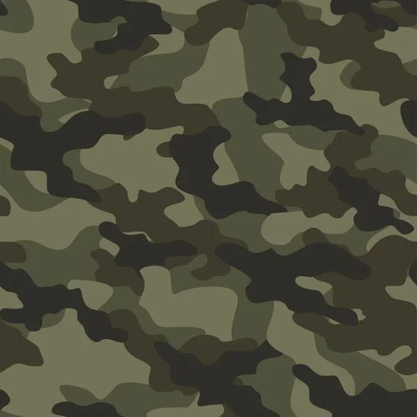 Exército Verde Impressão Vetor Camuflagem Padrão Sem Costura Para Headband — Vetor de Stock