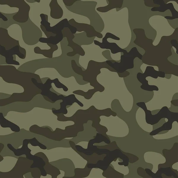 Camuffamento Militare Stampa Vettoriale Senza Soluzione Continuità Camuffamento Militare Abbigliamento — Vettoriale Stock
