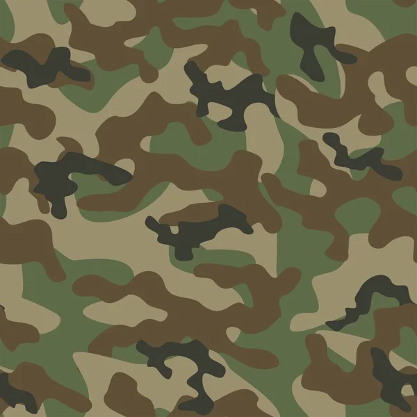 Camuffamento Militare Stampa Vettoriale Senza Soluzione Continuità Camuffamento Militare Verde — Vettoriale Stock