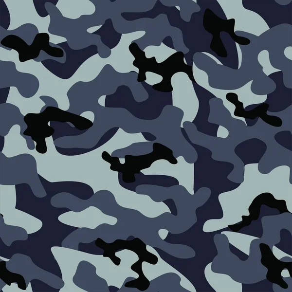 Military Camouflage Vector Seamless Print Army Camouflage Clothing Printing — Stock Vector