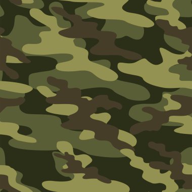 Ordu kamuflaj dokusu yeşil baskı vektörü tekstil arkaplanı.