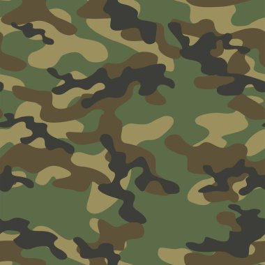 Askeri kamuflaj. Vektörsüz iz. Ordu giysi veya baskı için kamuflaj