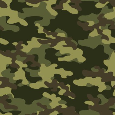 Ordu kamuflaj dokusu tekrar baskı vektörü tekstil arkaplanı.