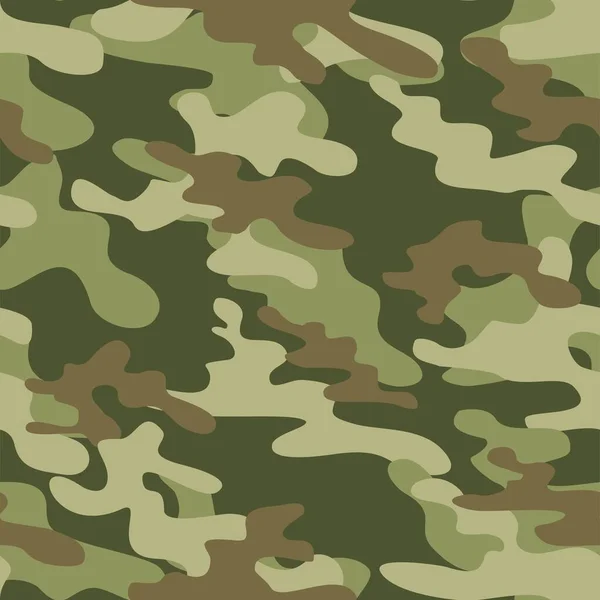 Armáda Zelená Maskovací Textura Opakovat Tisk Vektorové Textilní Pozadí — Stockový vektor