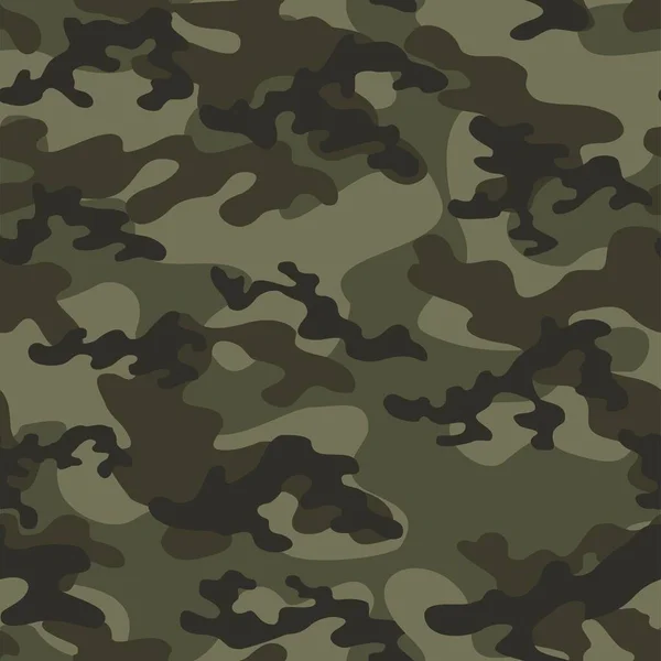 Camouflage Militaire Impression Vectorielle Transparente Camouflage Militaire Pour Vêtements Impression — Image vectorielle