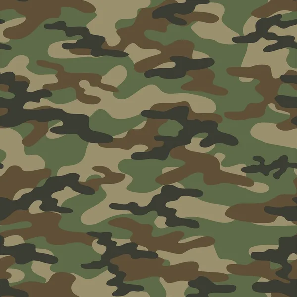 Camouflage Militaire Impression Vectorielle Transparente Camouflage Militaire Pour Vêtements Impression — Image vectorielle