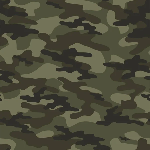 Camuflaj Militar Imprimare Fără Sudură Vectorială Camuflaj Militar Pentru Îmbrăcăminte — Vector de stoc