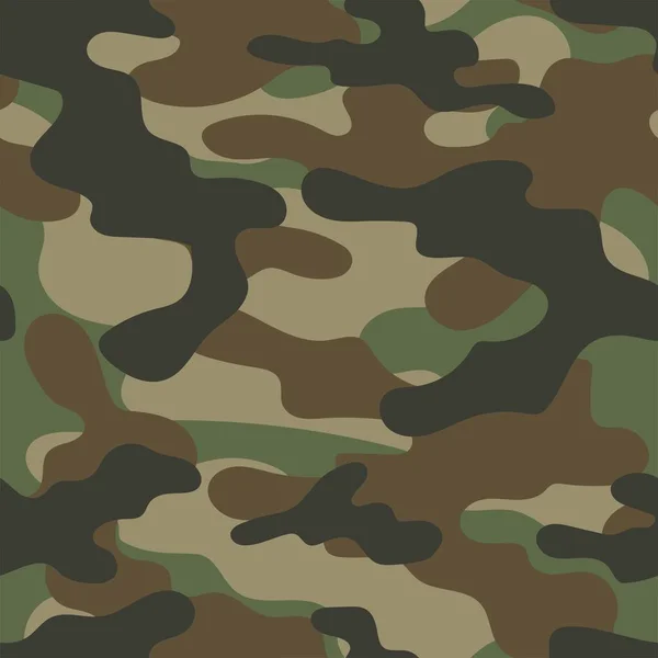 Camouflage Militaire Impression Vectorielle Transparente Camouflage Militaire Pour Vêtements Impression — Image vectorielle