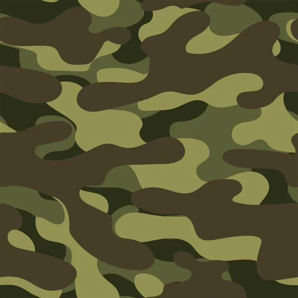 Vojenská Kamufláž Bezproblémový Vektorový Tisk Armádní Kamufláž Oblečení Nebo Potisk — Stockový vektor