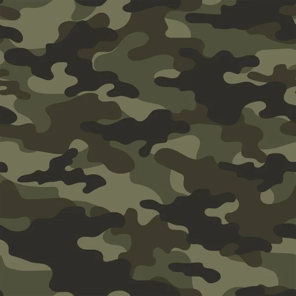 Camuflaj Militar Imprimare Vector Verde Fără Sudură Camuflaj Militar Pentru — Vector de stoc