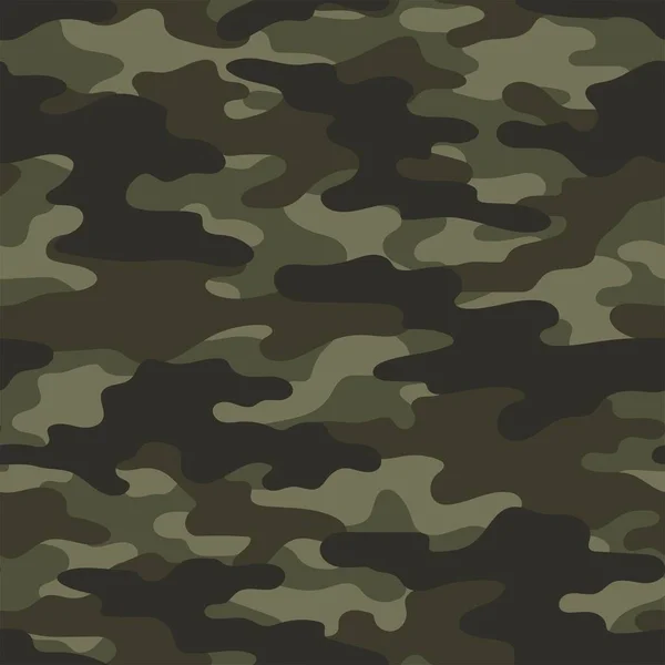 Camuflagem Verde Militar Impressão Sem Costura Vetorial Camuflagem Exército Para —  Vetores de Stock