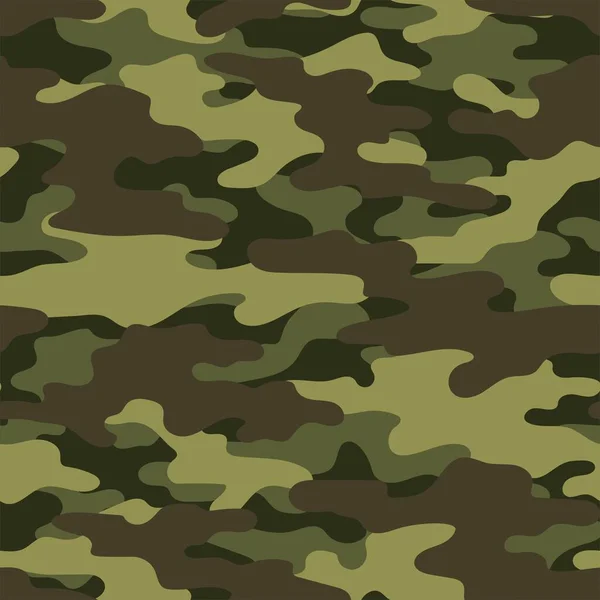 Camuflagem Militar Verde Impressão Sem Costura Vetorial Camuflagem Exército Para —  Vetores de Stock