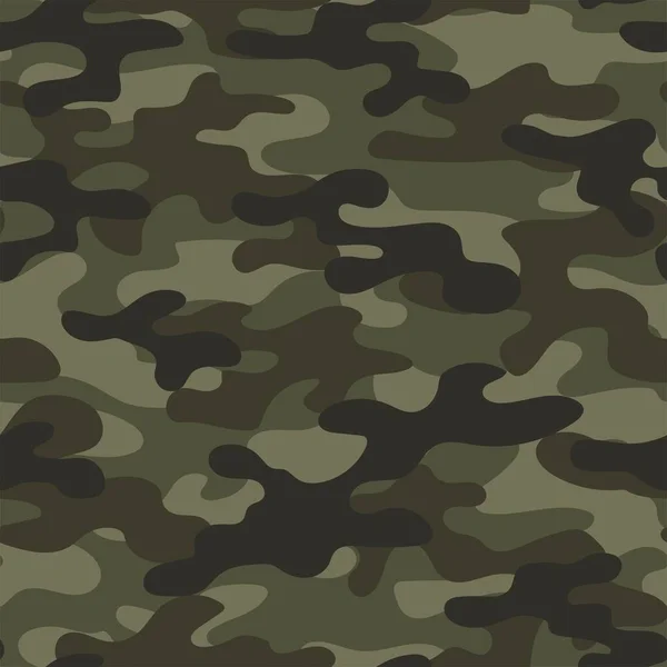 Textura Camo Militar Sem Costura Abstrata Para Impressão Fundo Florestal —  Vetores de Stock