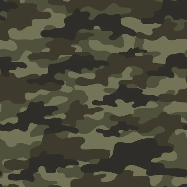 Camuffamento Militare Stampa Vettoriale Senza Soluzione Continuità Camuffamento Militare Abbigliamento — Vettoriale Stock