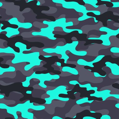 Askeri kamuflaj. Vektörsüz iz. Ordu giysi veya baskı için kamuflaj