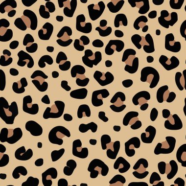 Leopar deseni, kusursuz desenli leopar rengi, kıyafet ya da parmak izi için.