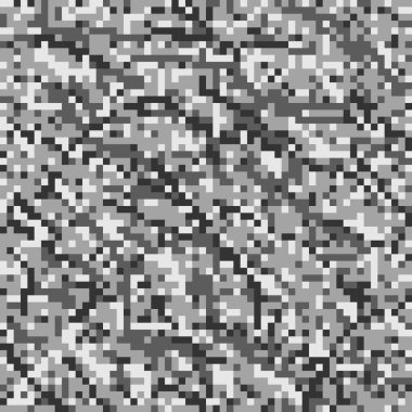 Gri piksel askeri kamuflaj, kusursuz giysi izi ya da parmak izi.