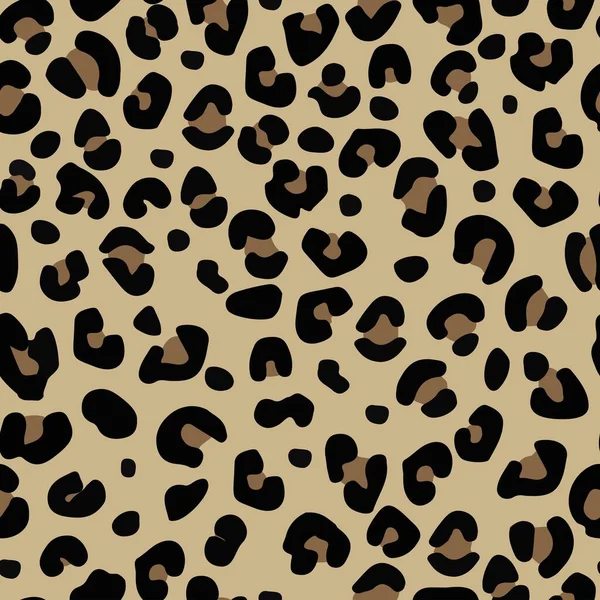 Leopard Print Seamless Pattern Leopard Color Clothing Print — Stock Vector