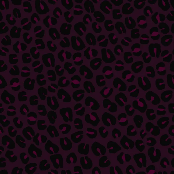 Красный Леопард Печати Бесшовный Рисунок Леопарда Цвета Одежды Печати — стоковый вектор
