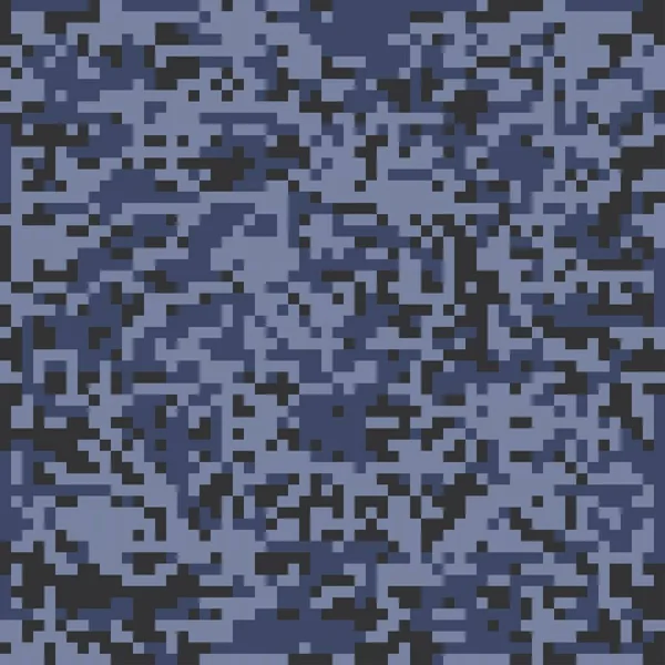 Camuflagem Militar Pixel Azul Impressão Impressão Vestuário Sem Costura —  Vetores de Stock