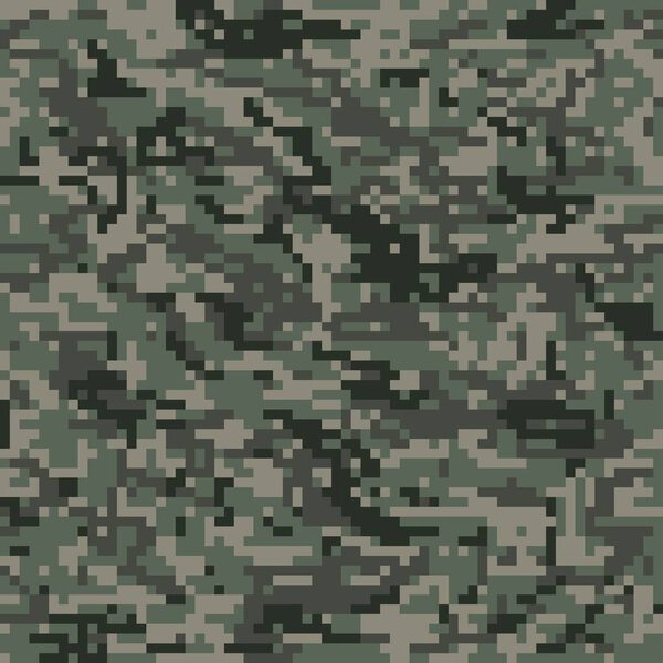 пиксельная военная камуфляж, бесшовная печать одежды или печать