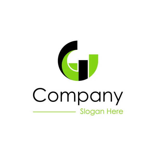 List Wykres Logo Design — Wektor stockowy