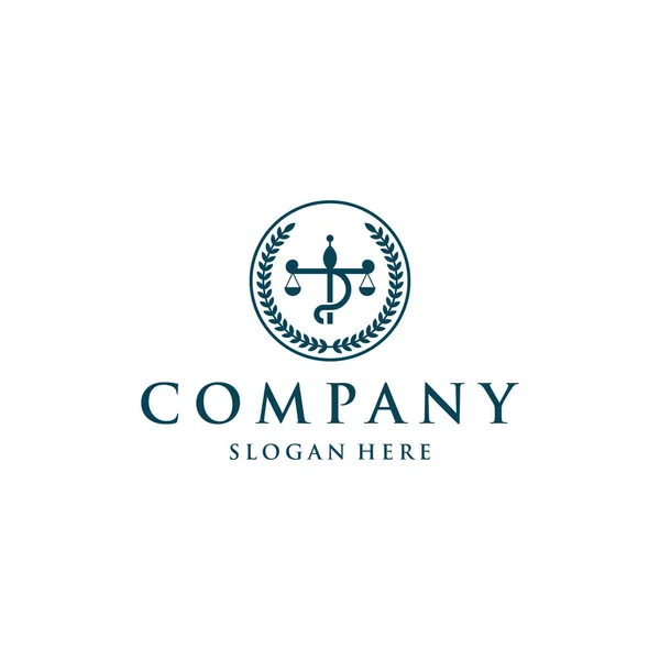 Litera Firma Creative Logo Design — Wektor stockowy