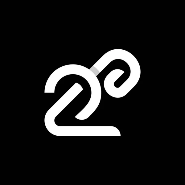 Numer Dwa Lub Dwa Logo Design — Wektor stockowy