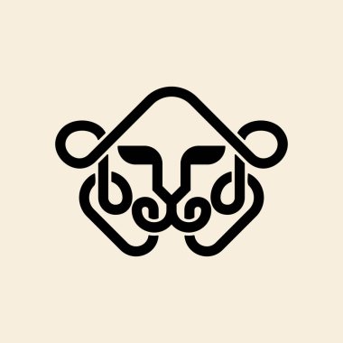 Lion Line Luxury Logo Design