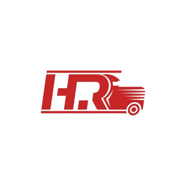 Harf HR Kamyonu Lojistik Logo Tasarımı