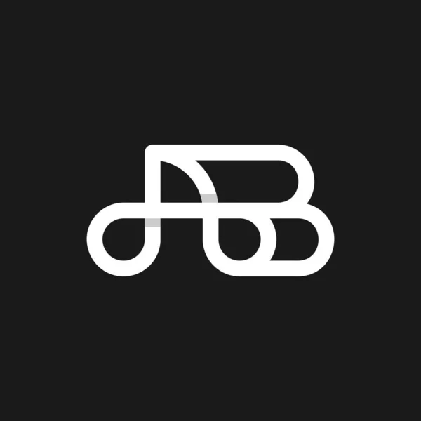 Levél Vázlat Business Logo Design — Stock Vector