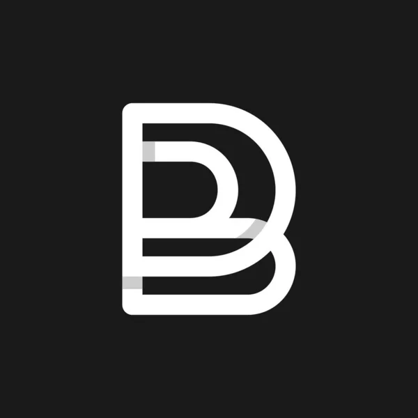 字母Db简约标志设计 — 图库矢量图片