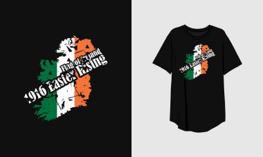 İrlanda T-Shirt Kıyafet Tarzı Tasarımı