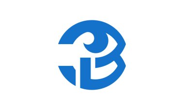 Harf B Görme Logosu Tasarımı