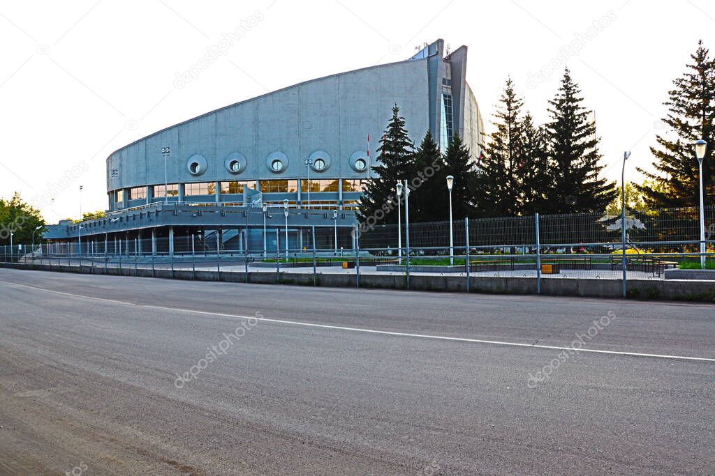 The Ivan Yarygin Sports Palace in the city of Krasnoyarsk.
