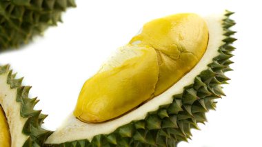 Tropikal meyvelerin tatlı ve egzotik tadı. Doğal yeşil, dikenli. Mon tanga (altın yastık), kan yao gibi birçok durian türü.