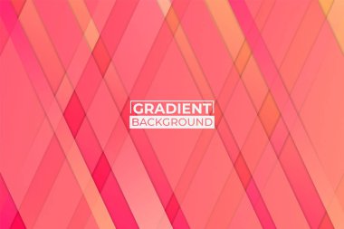 Soyut Parlak Çapraz Çakışan Çizgiler Gradyan Pembe ve Turuncu Arkaplan