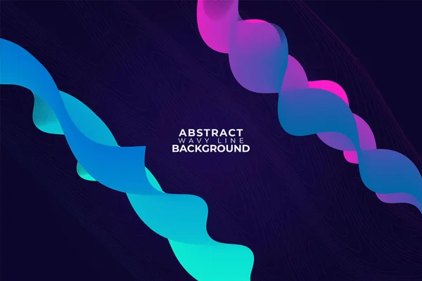 Аннотация Diagonal Wavy Liquid Shiny Gradient Purple Blue Abstract Background — стоковый вектор