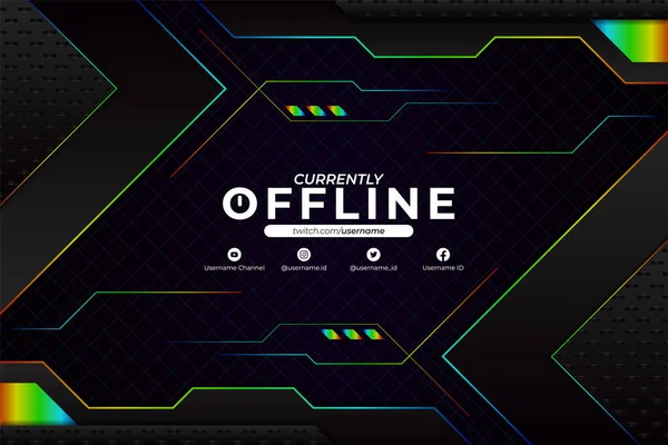 Customize online this Futuristic Gradient Gaming Server Discord Banner  template