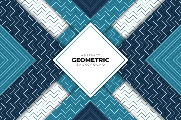 Абстрактный Геометрический Сине Белый Фон Линией — стоковый вектор