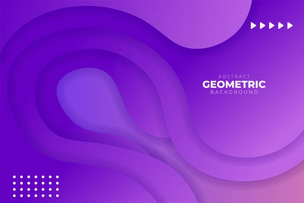 Абстрактная Геометрическая Динамическая Форма Градиент Перекрывает Ярко Мягкий Фиолетовый Фон — стоковый вектор