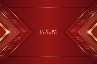 Lüks Arkaplan Soyut Zarif Ok Geometrik Parlak Çizgi Altın Kestane