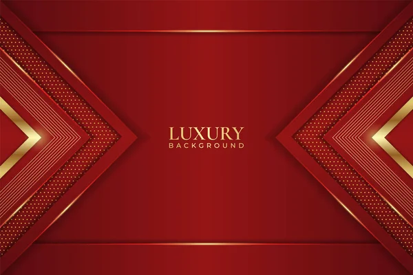 Luxus Hintergrund Abstrakt Eleganter Pfeil Geometrische Glänzende Linie Gold Glow — Stockvektor