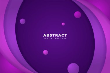 Soyut Arkaplan Dinamik Çakışan Şekil Yumuşak Gradyan Mor