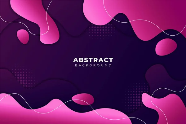 Аннотация Fluid Shape Background Dynamic Wavy Soft Pink Gradient — стоковый вектор