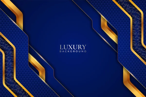 Altın Parıltılı Efektli Lüks Arkaplan Gerçekçi Çapraz Mavi