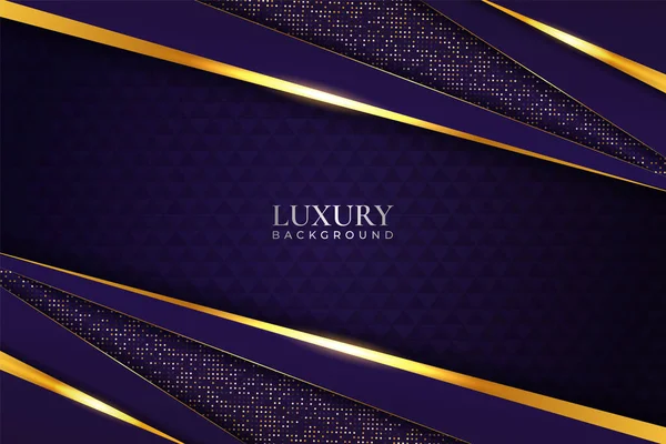 Luxus Hintergrund Modern Purple Diagonal Layer Mit Glitter Und Glühenden — Stockvektor