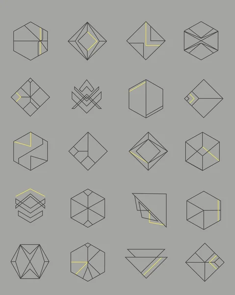 Anahat soyut Amblemler kümesi.