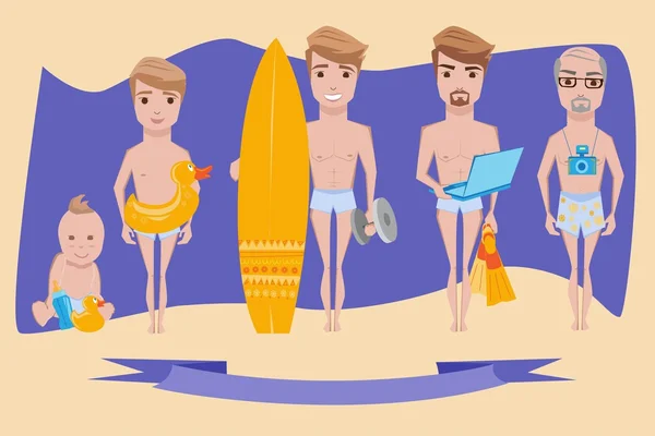 Erkekler nesiller, yaşlanma.