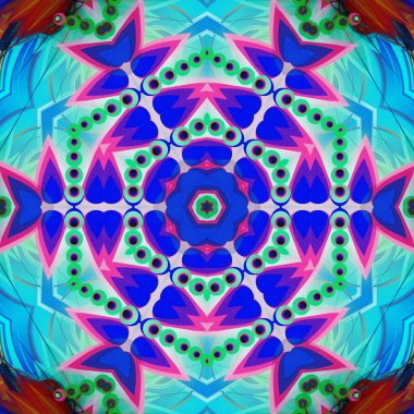 Simetri. Soyut dijital sanat eserleri